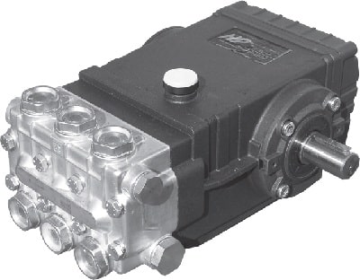 HP4040 Solid Shaft Pressure Washer Pump with Side Sight Glass