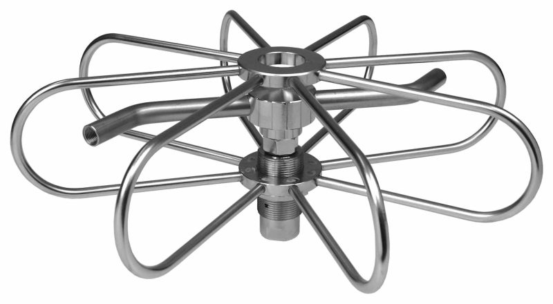 Mosmatic Duct Spinner - 24" Diameter 2-Nozzle 3/8" (Fixed Arm)