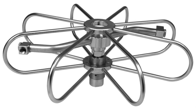 Mosmatic Duct Spinner - 16" Diameter 3-Nozzle 3/8" (Adjustable Arm)