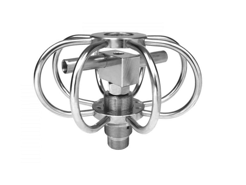 Mosmatic Duct Spinner - 6" Diameter 3-Nozzle 3/8" (Fixed Arm)