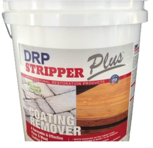 DRP Stripper Plus Coating Remover 5 Gallon Paver Wood coating remover