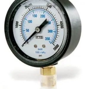 Corosion-Resistant ABS Pressure Test Gauge 5000 PSI