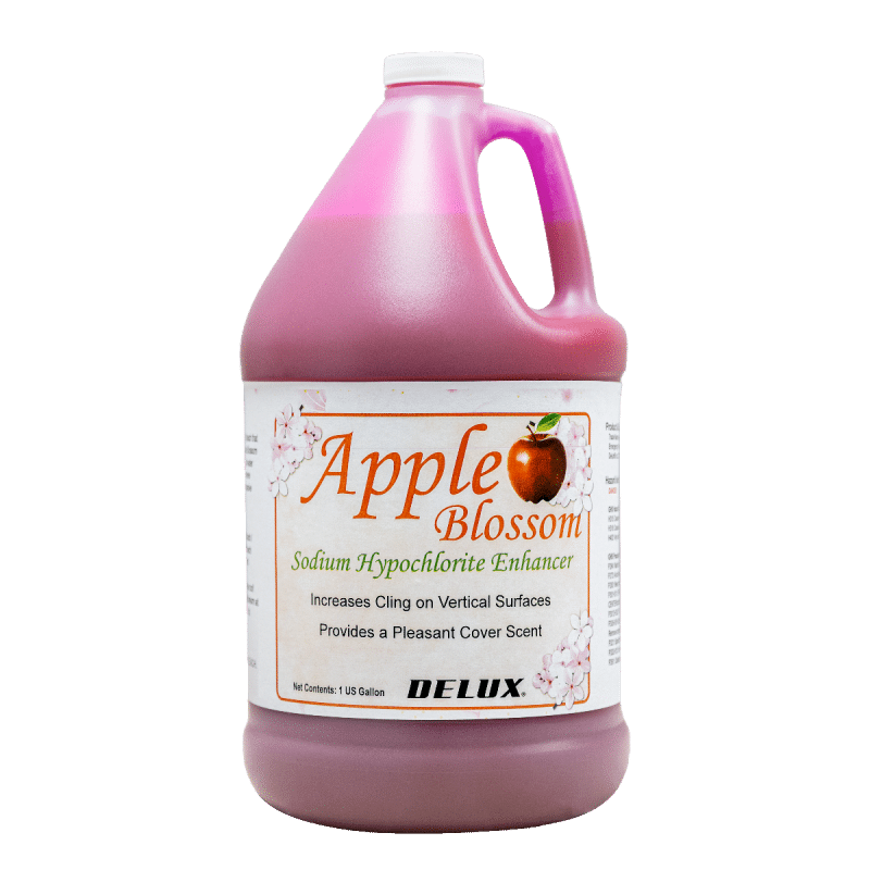 "Single 16oz bottle of DELUX® Apple Blossom House & Roof Surfactant™, a soft wash detergent"