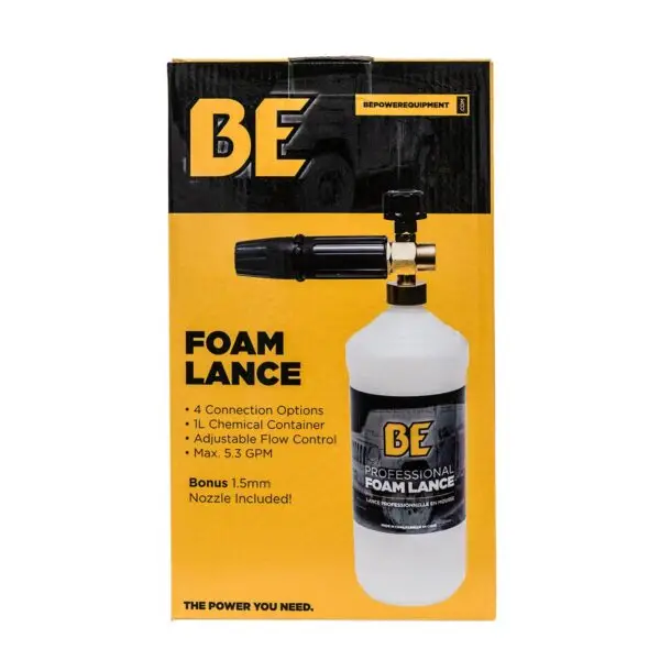 BE Residential Foam Lance 1-3GPM