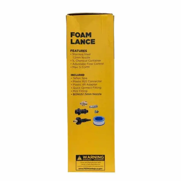 BE Residential Foam Lance 1-3GPM