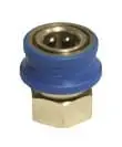 Pressure Washer Quick Coupler Female Socket with Insulated Collar 3/8" Brass