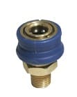 Pressure Washer Quick Coupler Male Socket with Insulated Collar 1/4" Brass