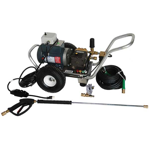 DELUX® D2015E Electric Cold Water Pressure Washer with AR Pump - 2 GPM @ 1,500 PSI