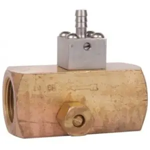 Dema 203BS Brass & Stainless Steel Injector Valve 3/8"