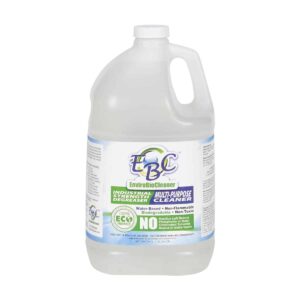 Gallon jug of EBC Enviro Bio Cleaner, a general purpose pressure washing chemical