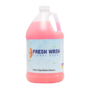 Single 16oz bottle of Fresh Wash Floral Breeze, a Soft Wash Detergent
