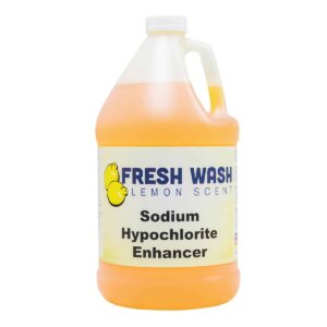 Single 16oz bottle of Fresh Wash Lemon Scent, a Soft Wash Detergent