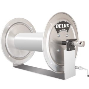 Delux® Stainless Steel Hose Reel with Stainless Steel Frame