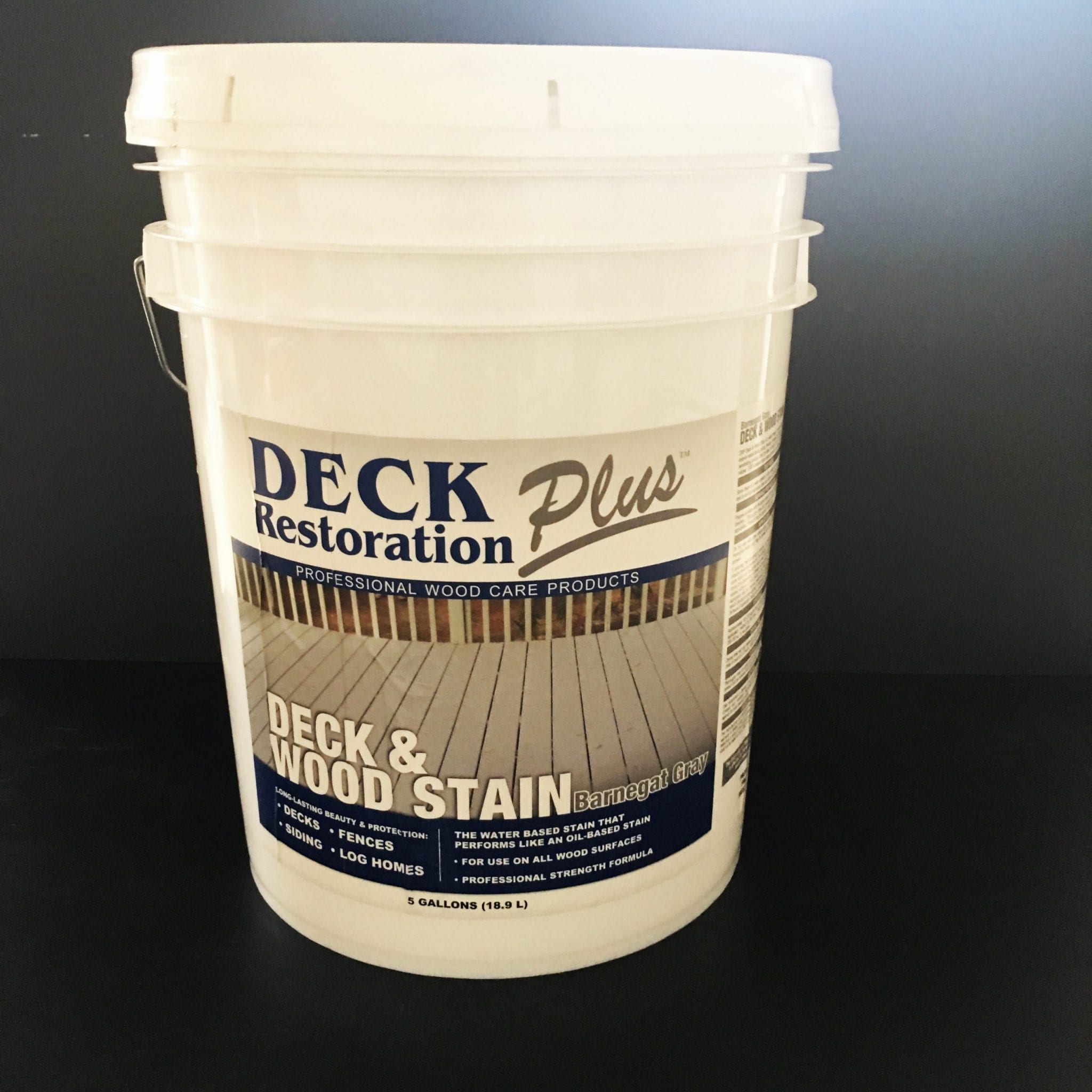 Deck Restoration Plus Deck & Wood Stain Barnegat Gray (5 gal)