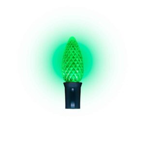 C9 Faceted LED Retrofit Bulb - Multi Colored - Bag of 25