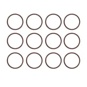 3/8 Inch O Rings For Quick Couplers Viton Brown Chemical Resistant (Set of 10)