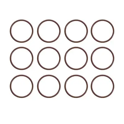 3/8 Inch O Rings For Quick Couplers Viton Brown Chemical Resistant (Set of 10)