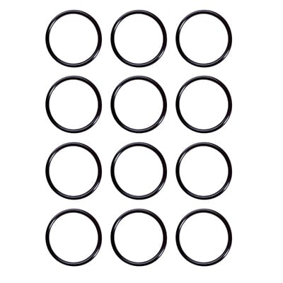 Set of 10 1/4 Inch Standard Black Buna O Rings for Quick Couplers