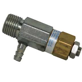 High Pressure Relief Valve with Stainless Steel Barb 3/8"