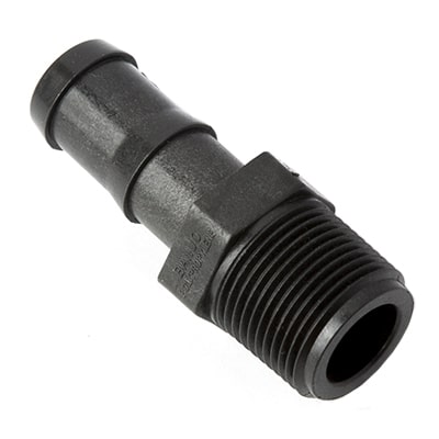 5/8" PVC Hose Barb with 1/2" Male Pipe Thread