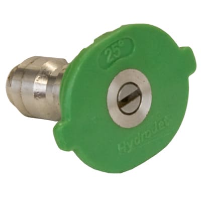 Pressure Washer Quick Connect Tip Nozzle Size 3.5 GPM Green 25 Degree Spray 