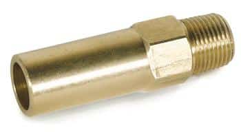Round Brass Steam Nozzle Blank 1450 PSI 3/8"