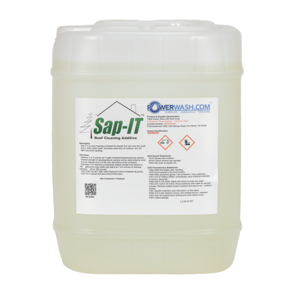 5 gallons of Sap-It, House & Roof Soft Wash Detergent Additive