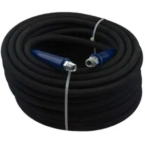 DELUX Pressure Washer Hose-100 Foot-Black