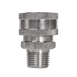 Stainless Steel Quick Coupler Male Socket 1/2