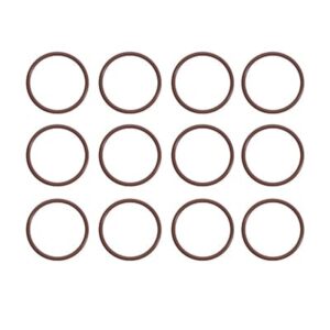 1/4 inch O Rings For Quick Couplers Viton Brown Chemical Resistant (Set of 10)