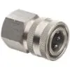 3/8 Stainless Steel Female Socket Pressure Washer Quick Coupler - Maximize Your Cleaning Power!