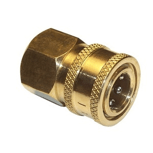 Pressure Washer Quick Coupler - Brass Female Socket 1/4"