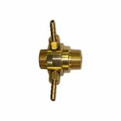 High Draw Dual Port Chemical Injector 2.3 MM 5.0 to 8.0 GPM, 4500 PSI, 190 deg. F, 3/8 MPT x 3...