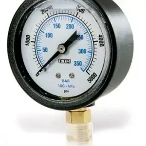 Corrosion-Resistant ABS Pressure Test Gauge 100 PSI