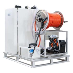 Maverick Stampede Complete Professional Soft Wash System with 3 tanks and a Proprtioner