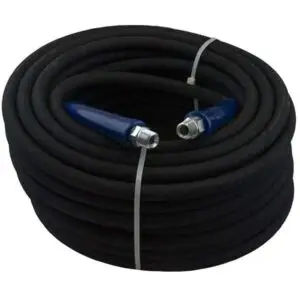 Single Braid R-1 Black Pressure Hose, 4000 PSI, 75 Foot