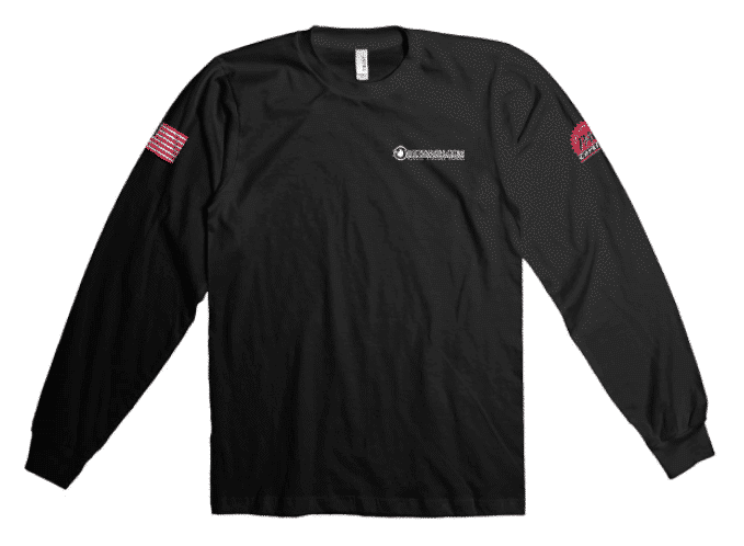 PowerWash.com /Power Wash Academy Bleach Resistant Black Shirt-Longsleeve