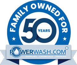 Family Owned For 50 years logo.