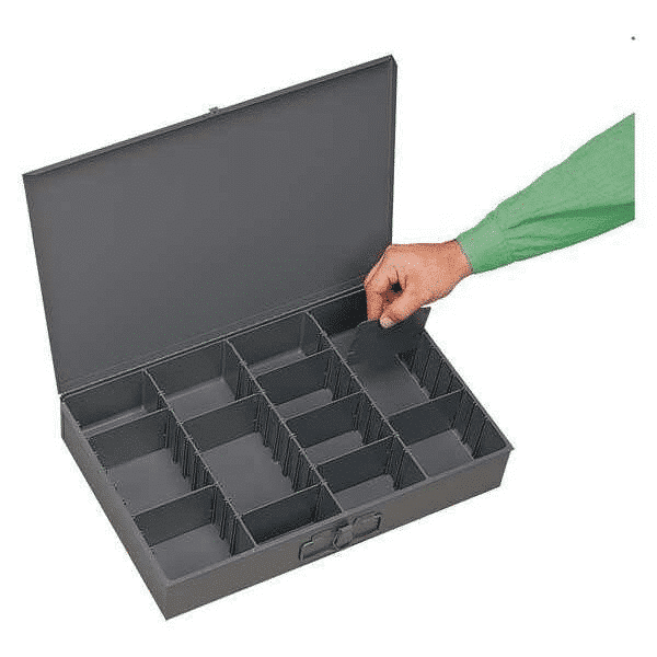 Compartment Drawer with 4 to 13 compartments, Steel
