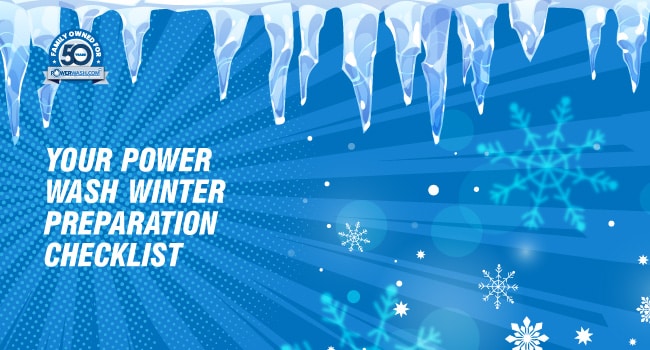 Winter snow background | Your Power Wash Winter Preparation Checklist | PowerWash