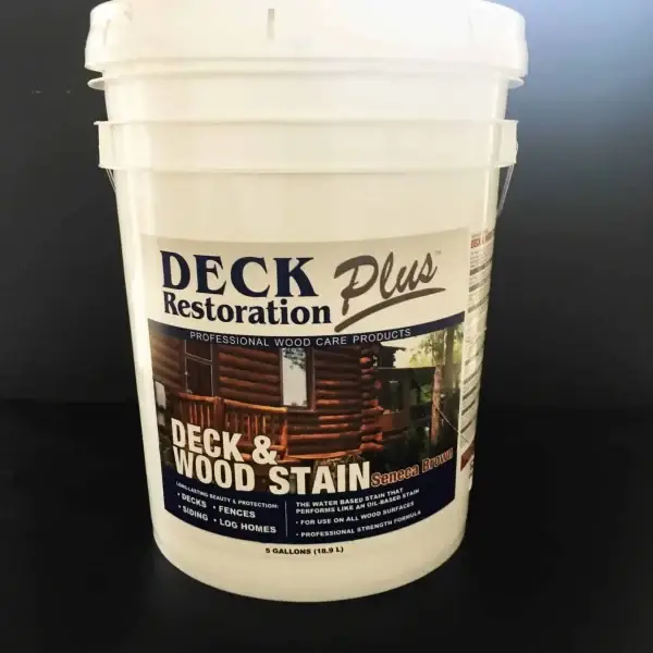 Deck Restoration Plus- Deck & Wood Stain-Seneca Brown (5 gal)