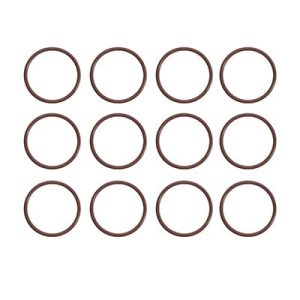 3/8 Inch O Rings for Quick Couplers Orange Silicone for High Temperatures (Set of 10)