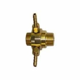 High Draw Dual Port Chemical Injector 2.1 MM 3.0 to 5.0 GPM, 4500 PSI, 190 deg. F, 3/8 MPT x 3…