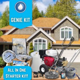 Genie Basic Pressure & Soft Wash Kit for Contractors: Professional Cleaning Solutions
