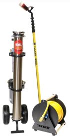 RIVAL BY TUCKER® Water Fed Pole System – Basic 4-Stage Kit 30′ Carbon Fiber Pole: Ultimate Cleaning Solution