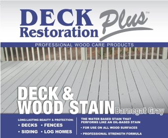 Deck Restoration Plus- Deck & Wood Stain- Barnegat Gray (5 gal)