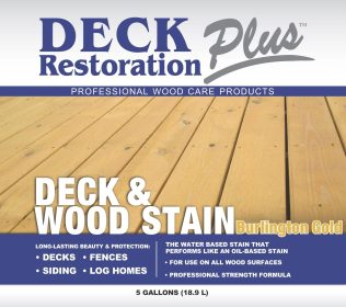 Deck Restoration Plus- Deck & Wood Stain-Burlington Gold (5 gal)