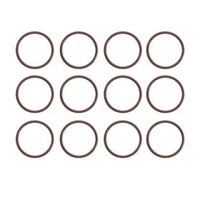 1/4″ O Rings for Quick Couplers Orange Silicone for High Temperatures (Set of 12)
