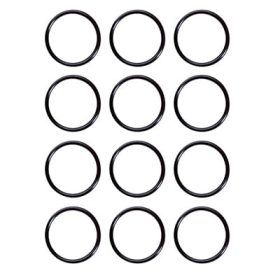 1/4 Inch O Rings for Quick Couplers, Standard Black Buna (Set of 10)