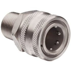 Pressure Washer Quick Coupler – Stainless Steel Male Socket 1/4″